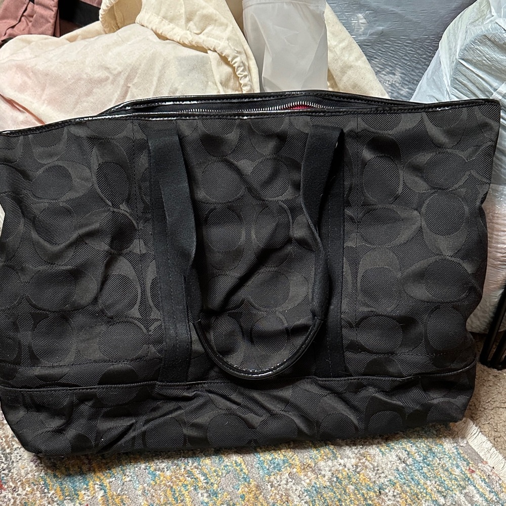 Coach Black Tote Bag